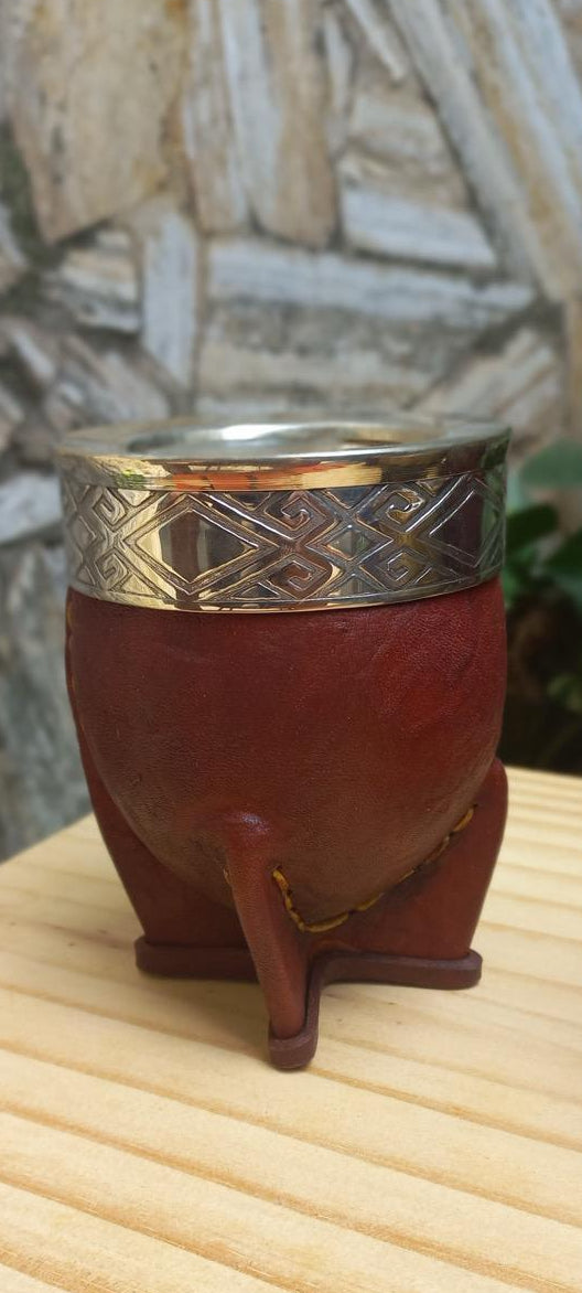 Mate Imperial Diseño Rombo Bordo