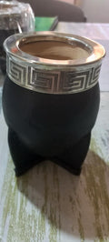 Mate Imperial Color Negro Acero Diseño Laberinto