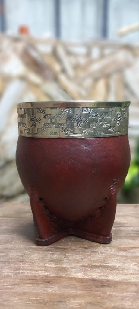 Mate Imperial Bordó Acero Diseño Pampa