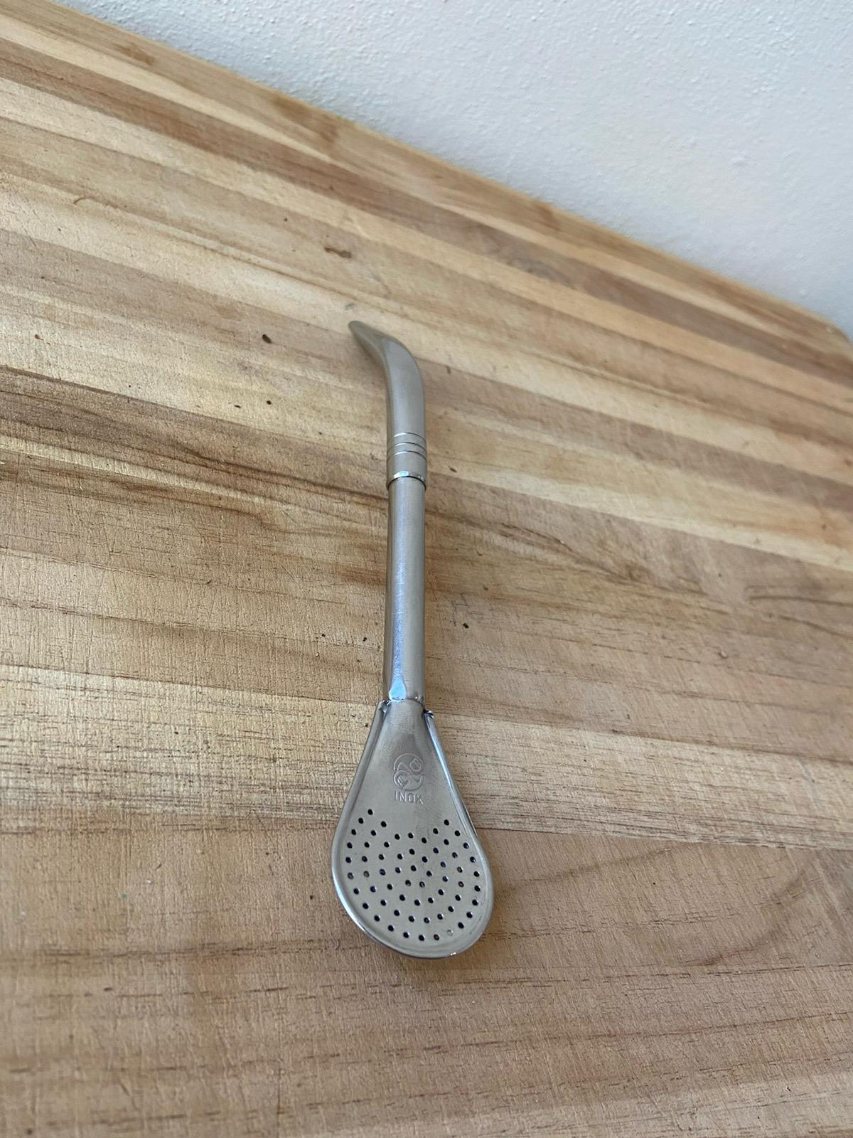 Bombilla Pico de Loro 18 cm Acero