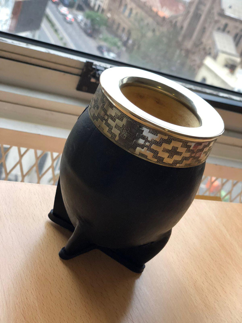 Mate Imperial Color Negro Acero Diseño Pampa