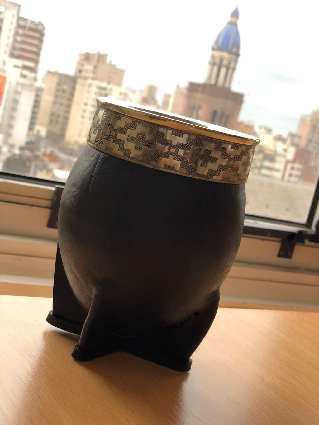 Mate Imperial Color Negro Acero Diseño Pampa