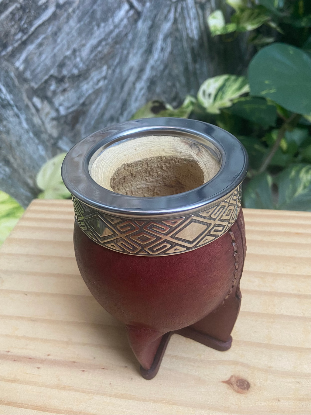 Mate Imperial Diseño Rombo Bordo