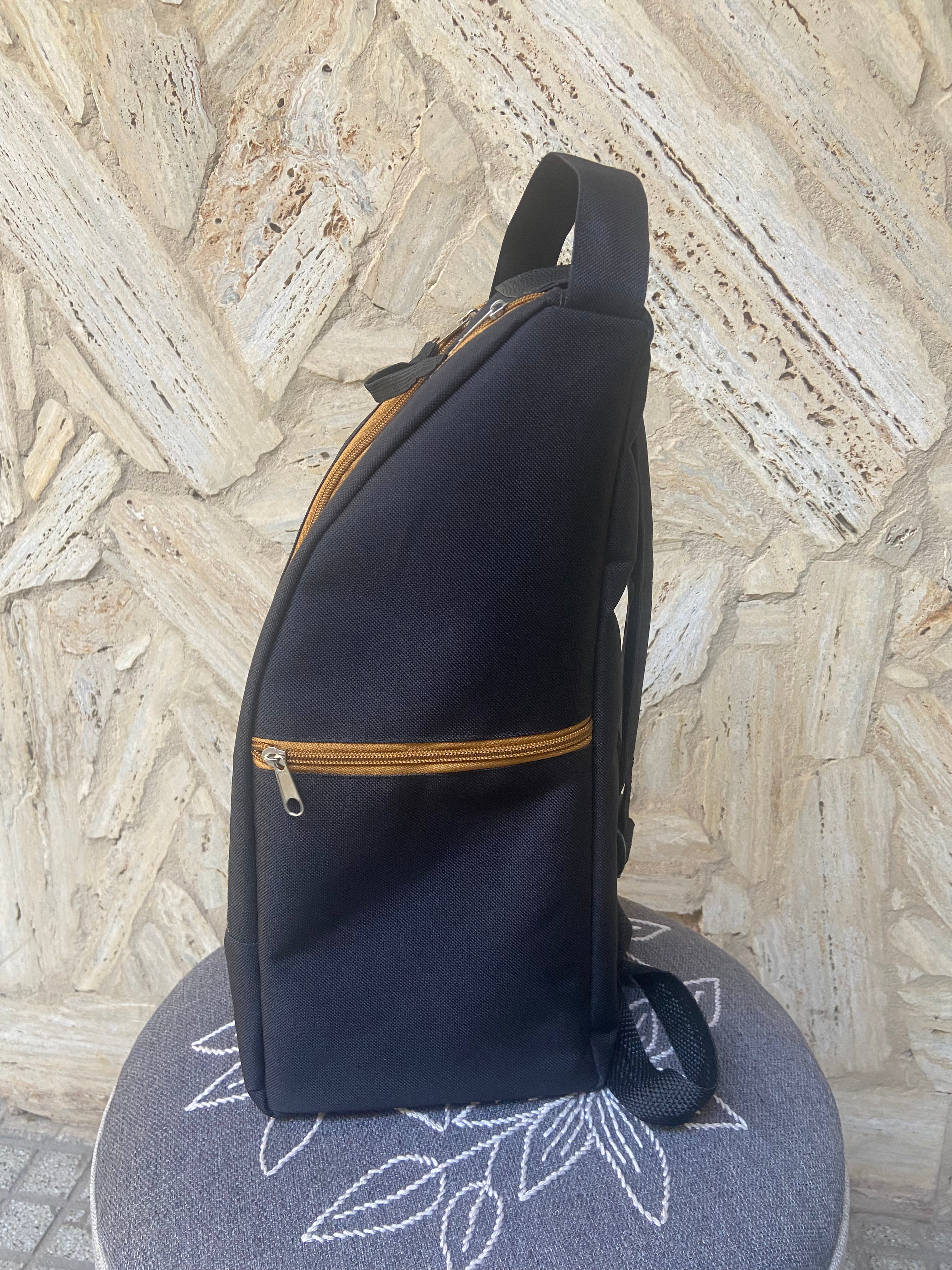 Bolso Matero Color Negro y Marrón