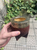 Mate Imperial Alpaca Color Marrón Diseño Pampa