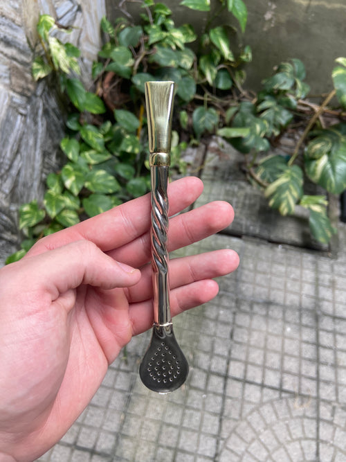 Bombillón Alpaca y Bronce