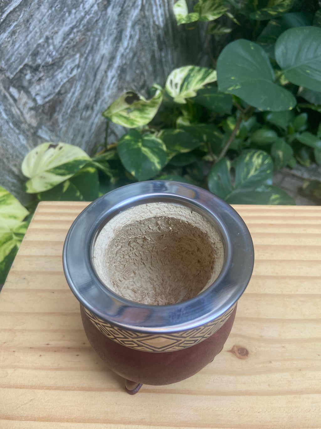 Mate Imperial Diseño Rombo Bordo